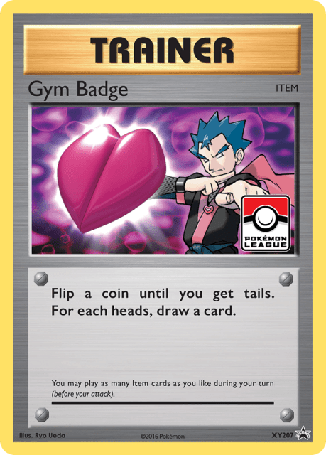 Gym Badge (Holofoil) (XY207) — XY Black Star Promos