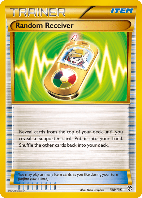Random Receiver (Holofoil) (138) — Plasma Storm