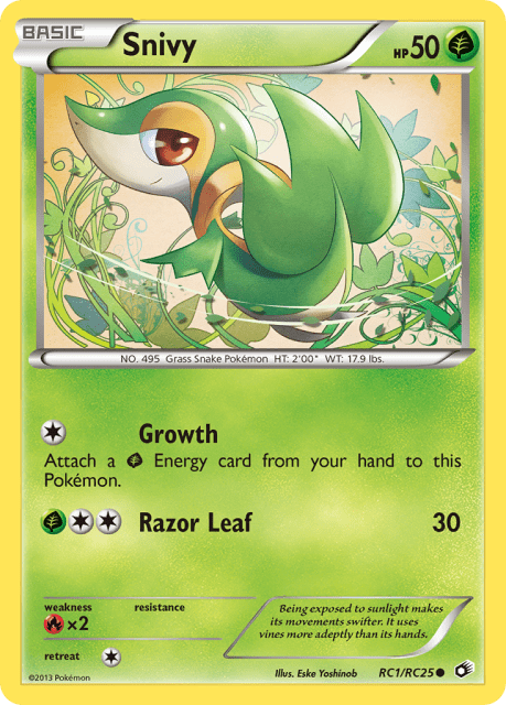 Snivy (Holofoil) (RC1) — Legendary Treasures