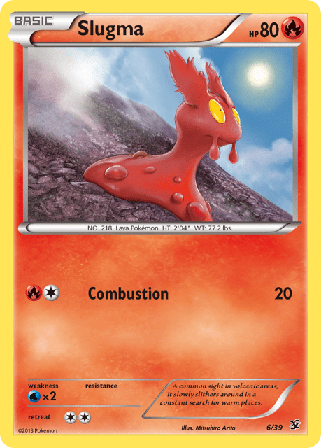 Slugma (6) — Kalos Starter Set