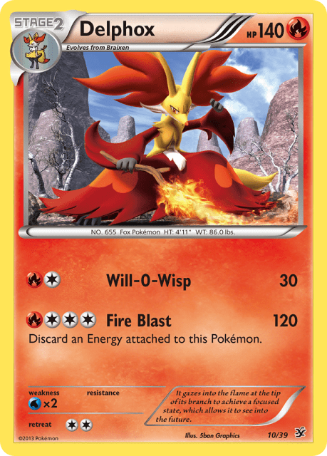 Delphox (10) — Kalos Starter Set