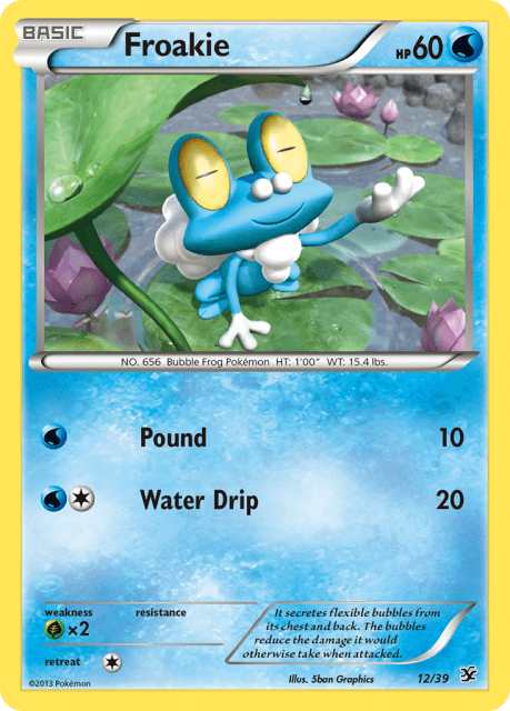 Froakie (Holofoil) (12) — Kalos Starter Set