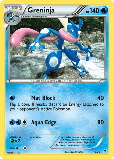 Greninja (Holofoil) (14) — Kalos Starter Set