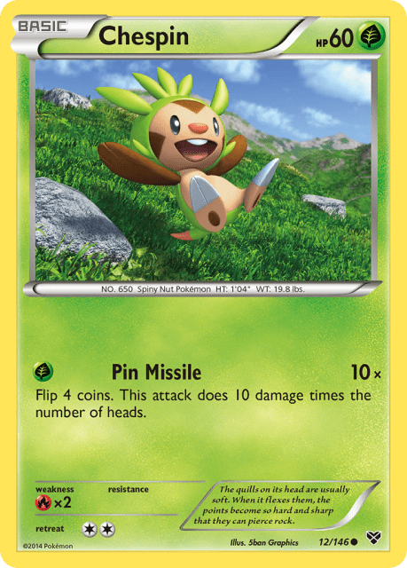 Chespin (12) — XY