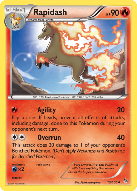 Rapidash (15) — Flashfire