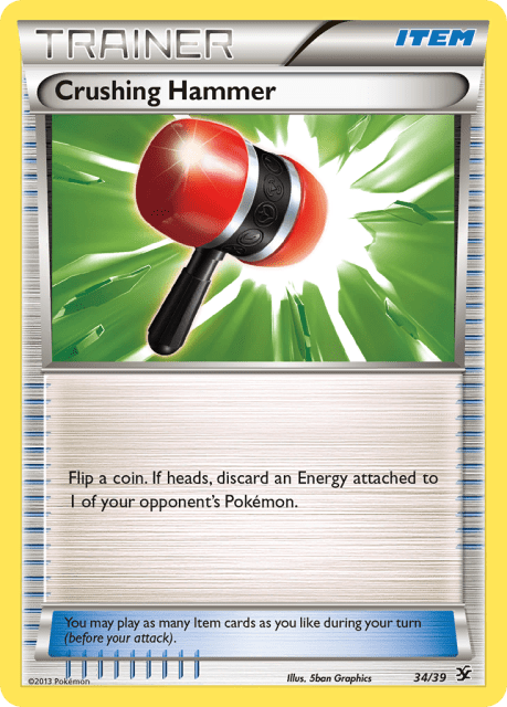 Crushing Hammer (League Stamp) (34) — Kalos Starter Set