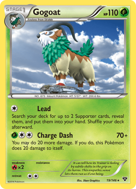 Gogoat (Holofoil) (19) — XY