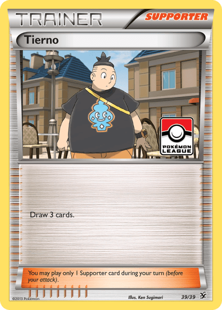 Tierno (League Stamp) (39) — Kalos Starter Set