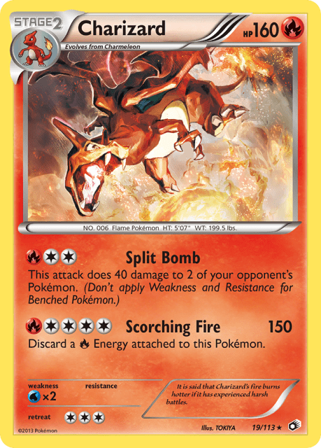 Charizard (Holofoil) (19) — Legendary Treasures