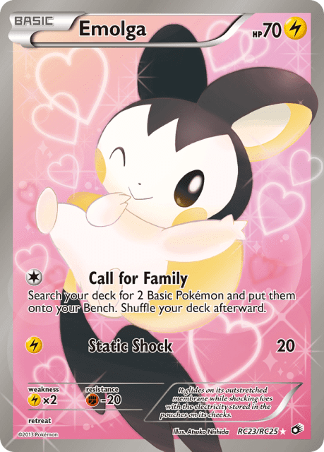 Emolga (Holofoil) (RC23) — Legendary Treasures