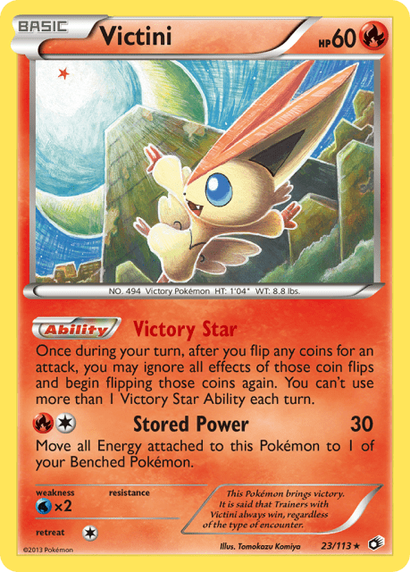 Victini (23) — Legendary Treasures