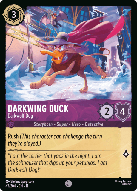 Darkwing Duck (Cold Foil) (43) — Winterspell
