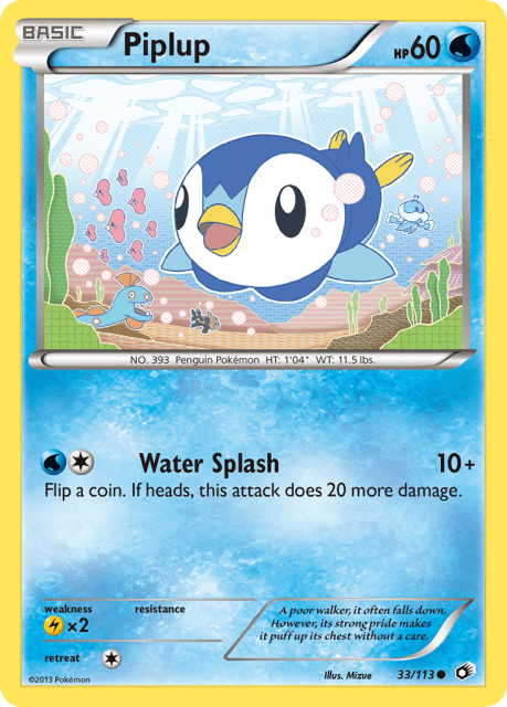 Piplup (33) — Legendary Treasures