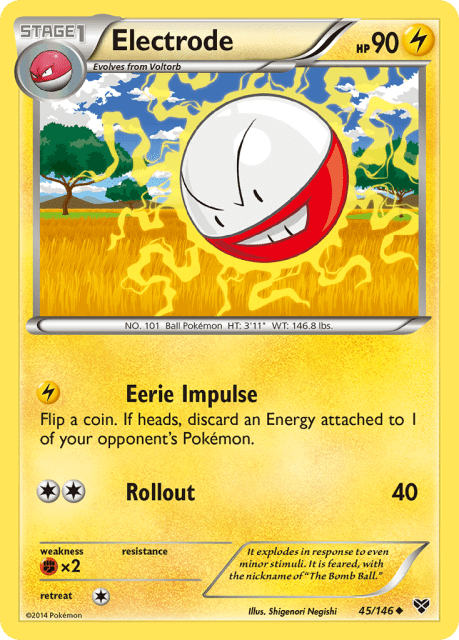 Electrode (Reverse Holofoil) (45) — XY