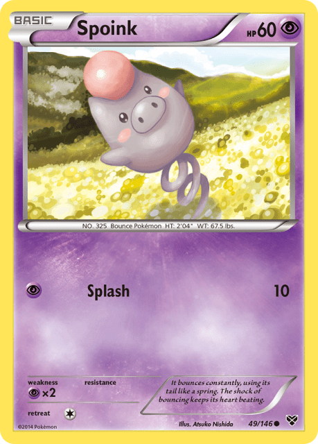 Spoink (Reverse Holofoil) (49) — XY