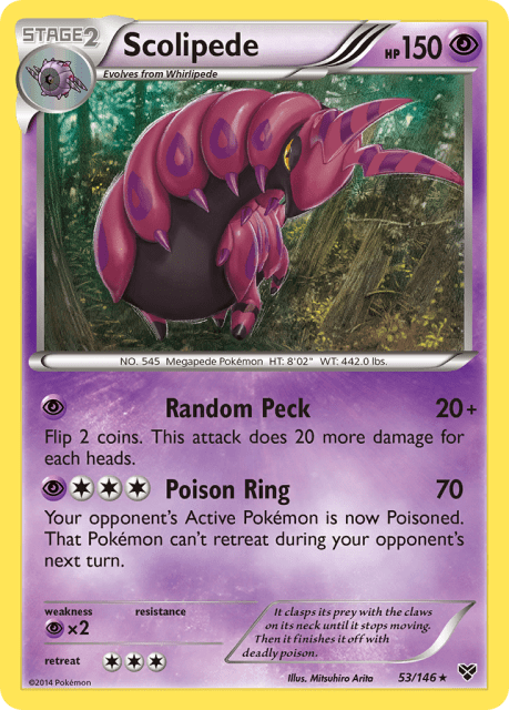 Scolipede (53) — XY
