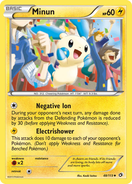 Minun (48) — Legendary Treasures