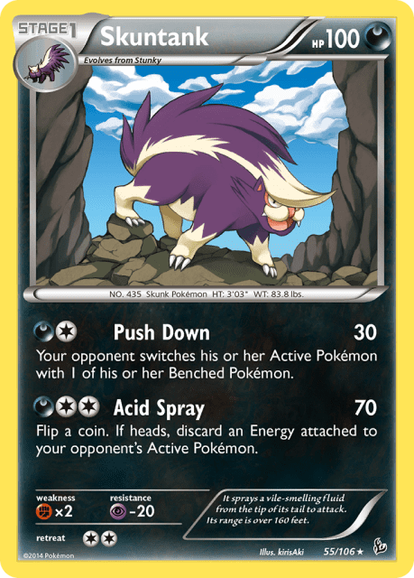 Skuntank (Reverse Holofoil) (55) — Flashfire