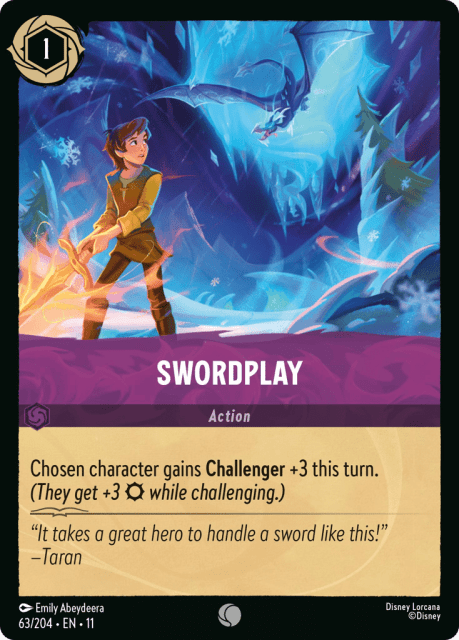 Swordplay (Cold Foil) (63) — Winterspell