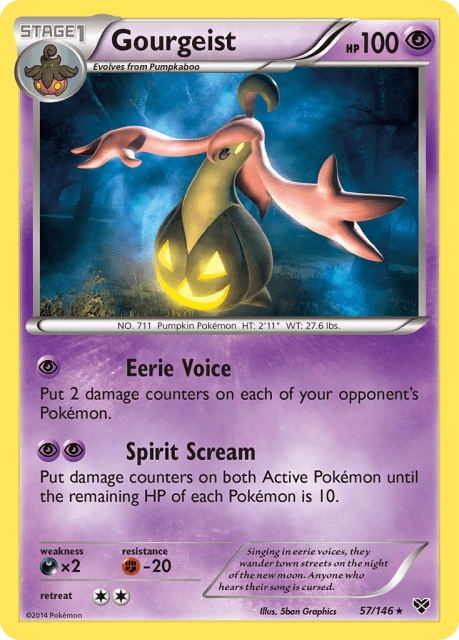 Gourgeist (Reverse Holofoil) (57) — XY