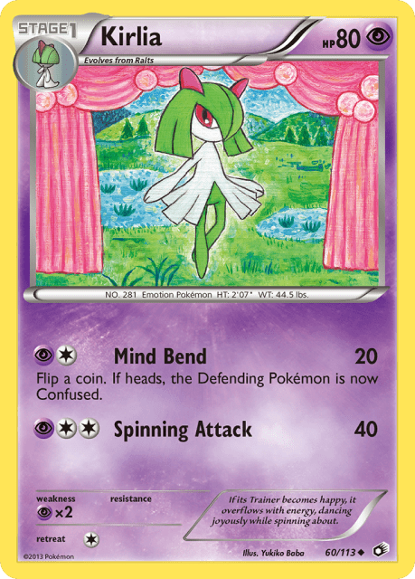 Kirlia (60) — Legendary Treasures