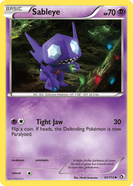 Sableye (61) — Legendary Treasures