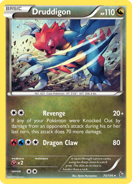Druddigon (Holofoil) (70) — Flashfire