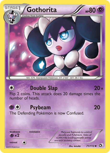 Gothorita (Reverse Holofoil) (71) — Legendary Treasures