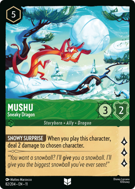 Mushu (Cold Foil) (82) — Winterspell