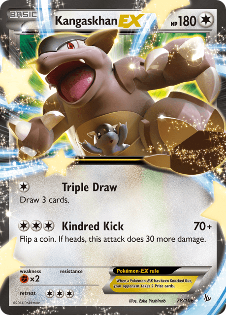 Kangaskhan-EX (Jumbo) (78) — Flashfire