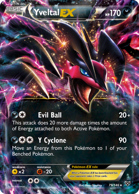 Yveltal-EX (Holofoil) (79) — XY