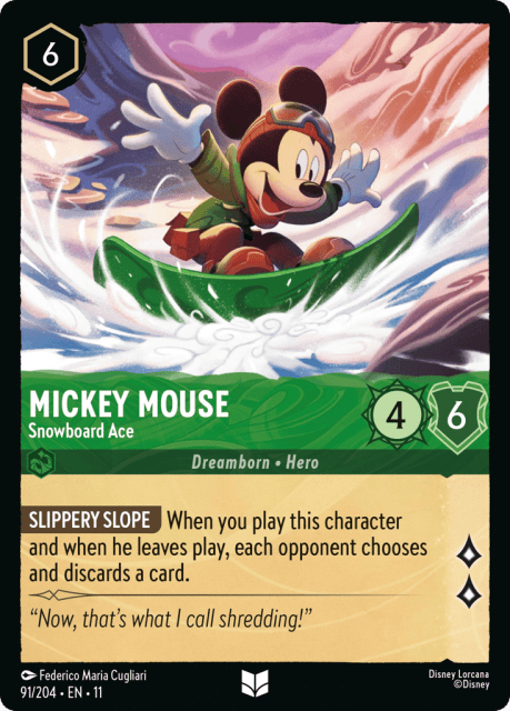 Mickey Mouse (Cold Foil) (91) — Winterspell