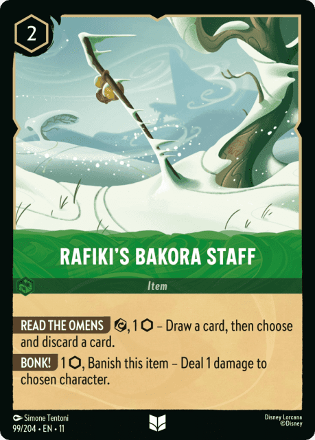 Rafiki's Bakora Staff (99) — Winterspell