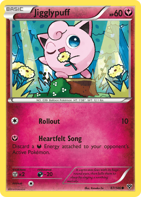 Jigglypuff (Reverse Holofoil) (87) — XY