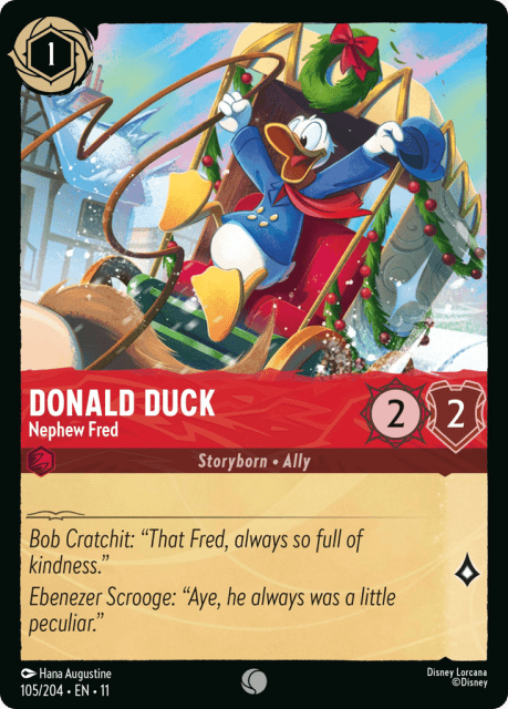 Donald Duck (Cold Foil) (105) — Winterspell