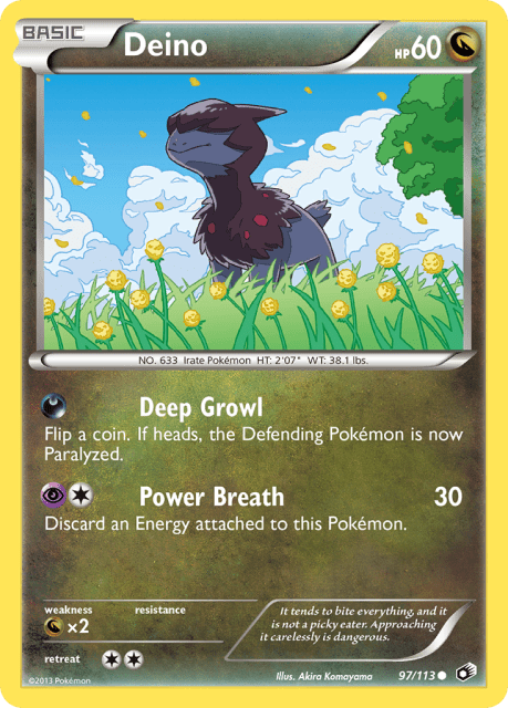 Deino (Reverse Holofoil) (97) — Legendary Treasures