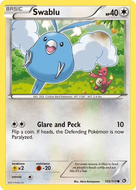 Swablu (103) — Legendary Treasures
