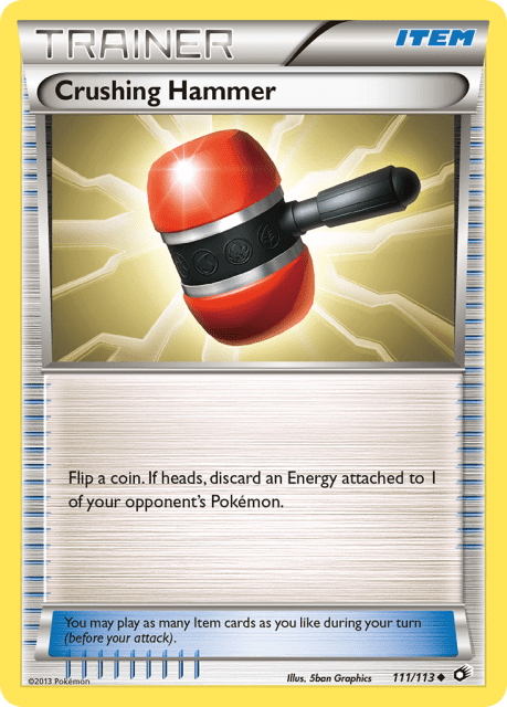 Crushing Hammer (Reverse Holofoil) (111) — Legendary Treasures