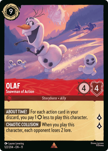 Olaf (Cold Foil) (122) — Winterspell