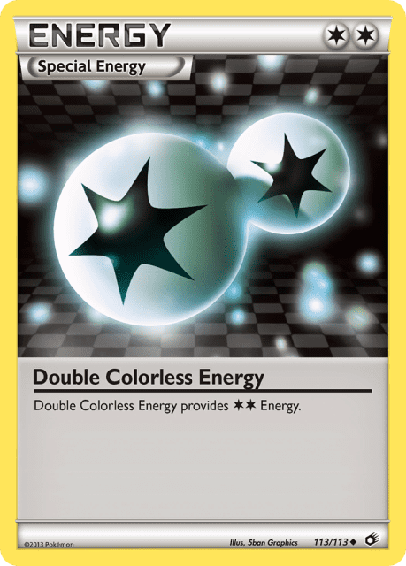 Double Colorless Energy (Reverse Holofoil) (113) — Legendary Treasures