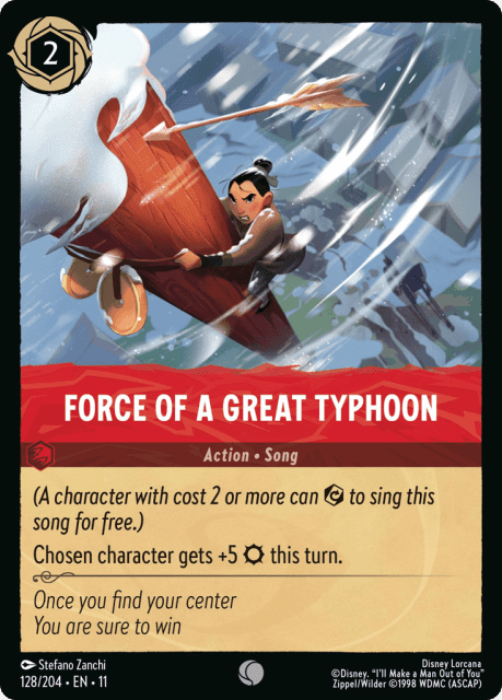 Force of a Great Typhoon (Cold Foil) (128) — Winterspell