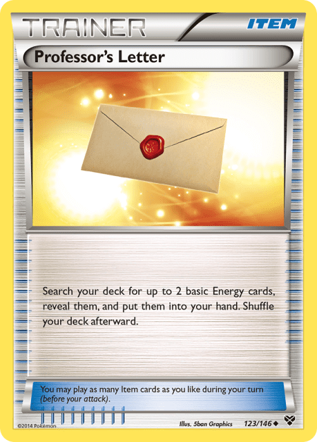 Professor's Letter (Reverse Holofoil) (123) — XY