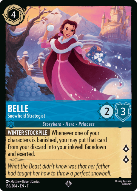 Belle (Cold Foil) (158) — Winterspell