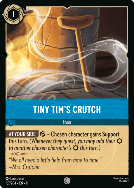 Tiny Tim's Crutch (Cold Foil) (167) — Winterspell