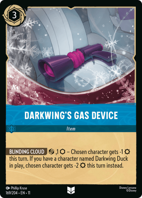Darkwing's Gas Device (Cold Foil) (169) — Winterspell