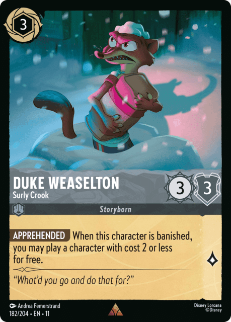 Duke Weaselton (182) — Winterspell