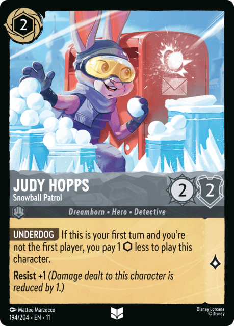 Judy Hopps (Cold Foil) (194) — Winterspell