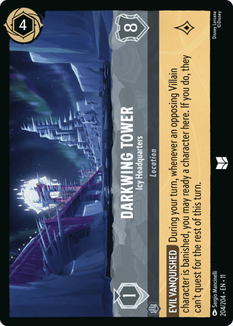 Darkwing Tower (Cold Foil) (204) — Winterspell