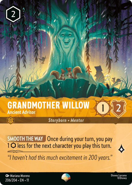 Grandmother Willow (Holofoil) (206) — Winterspell