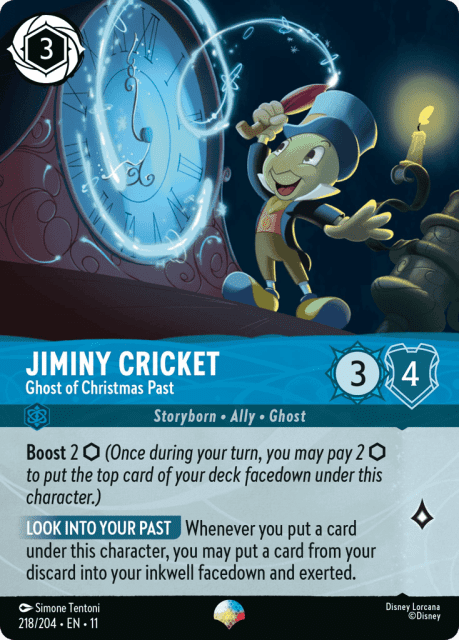 Jiminy Cricket (Holofoil) (218) — Winterspell